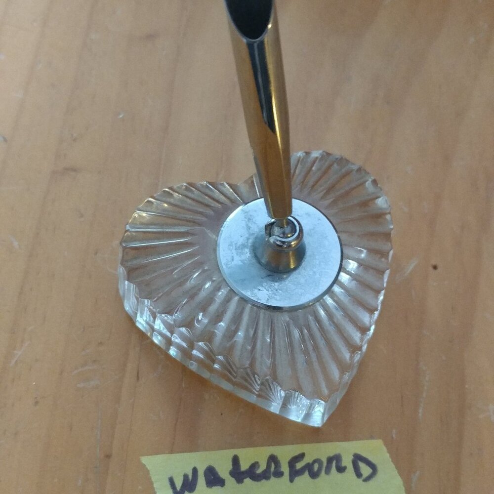 Waterford Silverplated Pen Holder